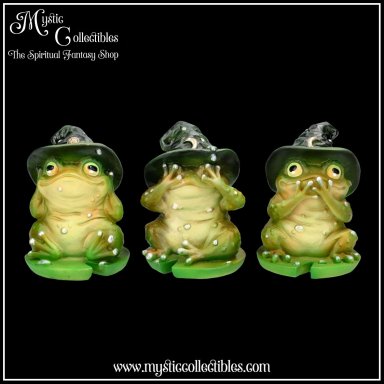Beeldjes Three Wise Toads 10.3cm - Nemesis Now (Horen - Zien - Zwijgen) (Pad - Padden)