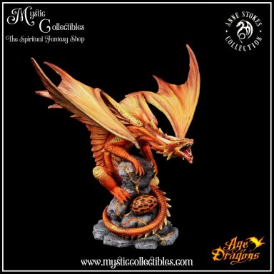 Figurine Fire Dragon Adult Anne Stokes Age Of Dragons Mystic Collectibles Figurine Fire Dragon Adult Anne Stokes Age Of Dragons Mystic Collectibles