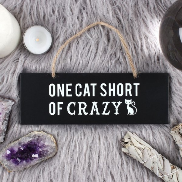 ct-wa001-2-wall-sign-one-cat-short-of-crazy