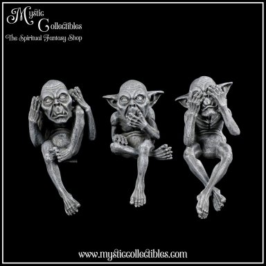 Beeldjes Three Wise Goblins 12cm - Nemesis Now (Horen - Zien - Zwijgen) (Goblin)