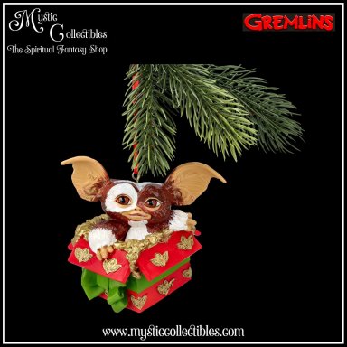 Hangdecoratie Gremlins Gizmo Gift Hanging Ornament 10cm - Gremlins Collectie - Nemesis Now