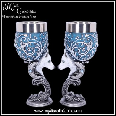 Kelken Wild at Heart Goblets (Set van 2) - Mystic Love Collectie - Nemesis Now (Wolven)