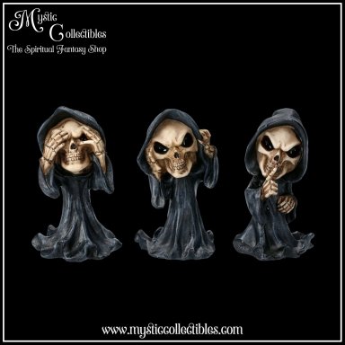 Beeldjes Three Wise Reapers 11cm - Nemesis Now (Horen - Zien - Zwijgen)