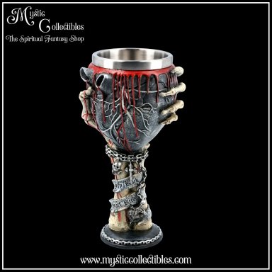 Kelk My Black Heart Bleeds Goblet - Nemesis Now (Skelet - Skeletten)