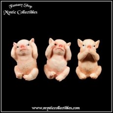 Beeldjes Drie Wijze Biggetjes - Three Wise Pigs (Horen - Zien - Zwijgen) (Varken - Big - Varkens)