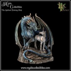 Beeld Protector of Magick Bronze - Lisa Parker (Draak - Eenhoorn - Draken - Eenhoorns)
