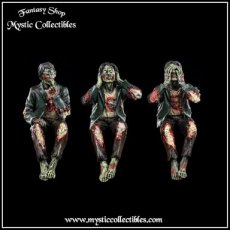 Beeldjes Drie Wijze Zombies Plankzitters - Three Wise Zombies Shelf Sitters (Horen - Zien - Zwijgen) (Zombie)
