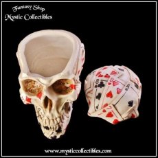 Doosje Dead Man's Hand Skull Box (Schedel - Skulls - Schedels)