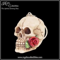 Sleutelhanger Rose From the Dead Skull (Schedel - Skulls - Schedels)