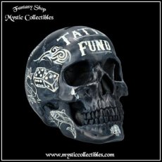 Spaarpot Tattoo Fund Black Money Box (Schedel - Skulls - Schedels)