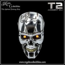 T2-WA001 Wanddecoratie T-800 LED - Terminator 2 Collectie (Schedel - Skull - Schedels - Skulls)