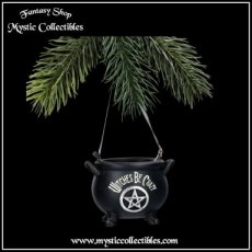 WI-HD005 Hangdecoratie Witches Cauldron Witches Be Crazy
