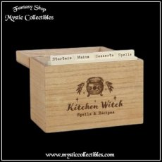 WI-KW005 Recepten Box Kitchen Witch - Spells & Recipes