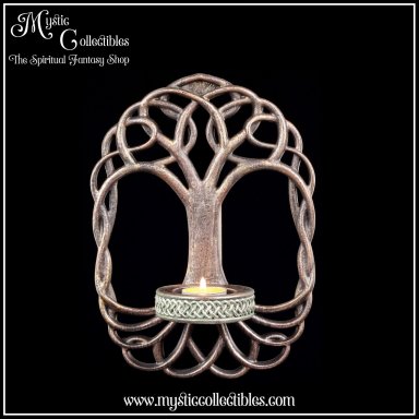 Wanddecoratie Tree of Life Candle Holder 26cm - Nemesis Now