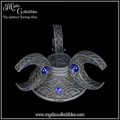 Bolhouder Triple Moon Crystal Ball Holder 13cm - Nemesis Now