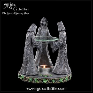 Wax - Oliebrander Magik Circle 16cm - Nemesis Now (Maiden - Mother - Crone)