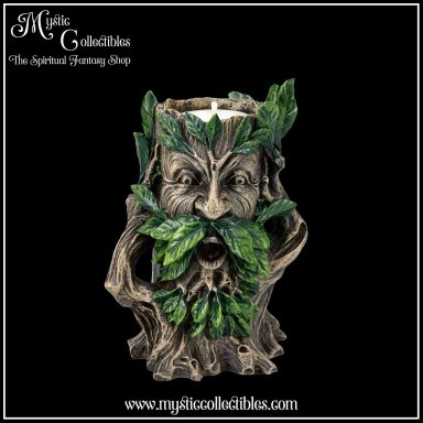 Kaarshouder Wildwood Tealight Holder 12cm - Nemesis Now (Green Man - Tree Spirits)