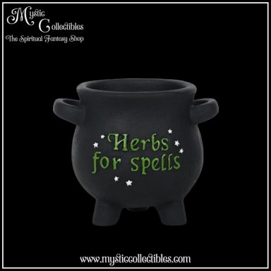 Plantenpotje Herbs For Spells Cauldron Small - Something Different