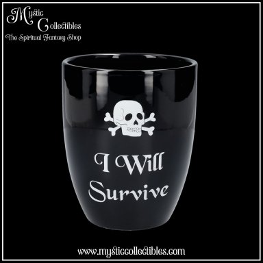 Plantenpot I Will Survive Skull - Something Different